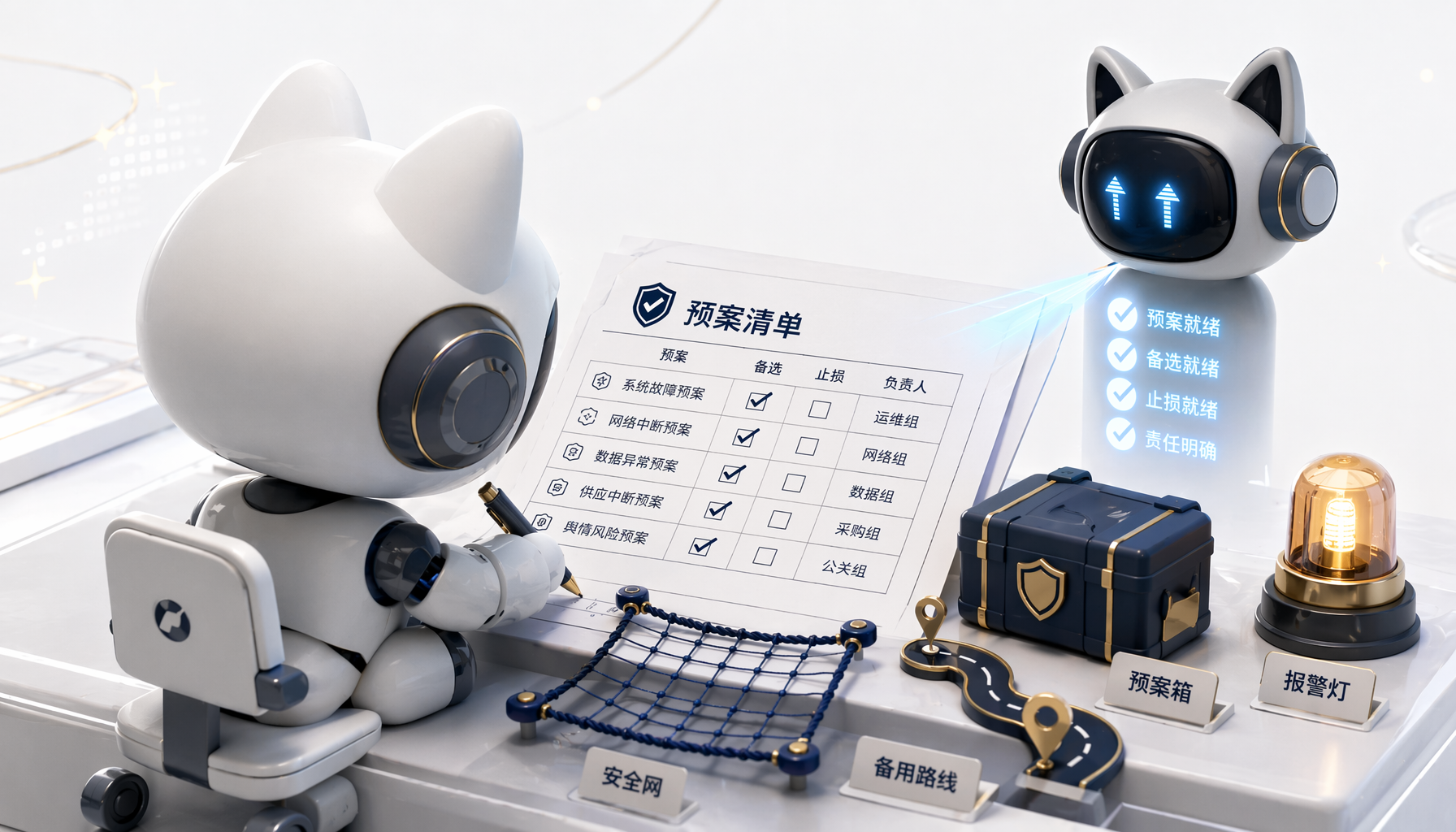 兜底确定性：预案、备选、止损与负责人