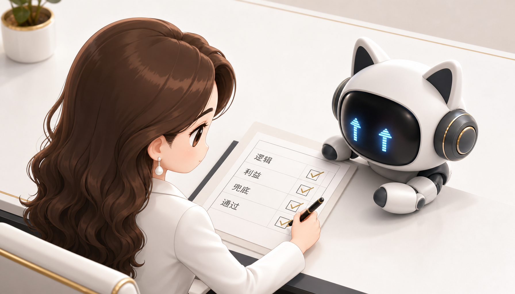 方案自查：逻辑、利益、兜底是否通过