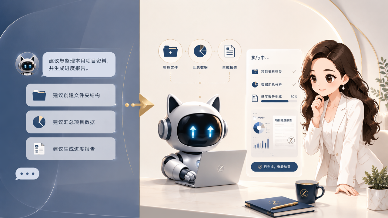 从聊天框到动手执行的 AI 助手差异插图