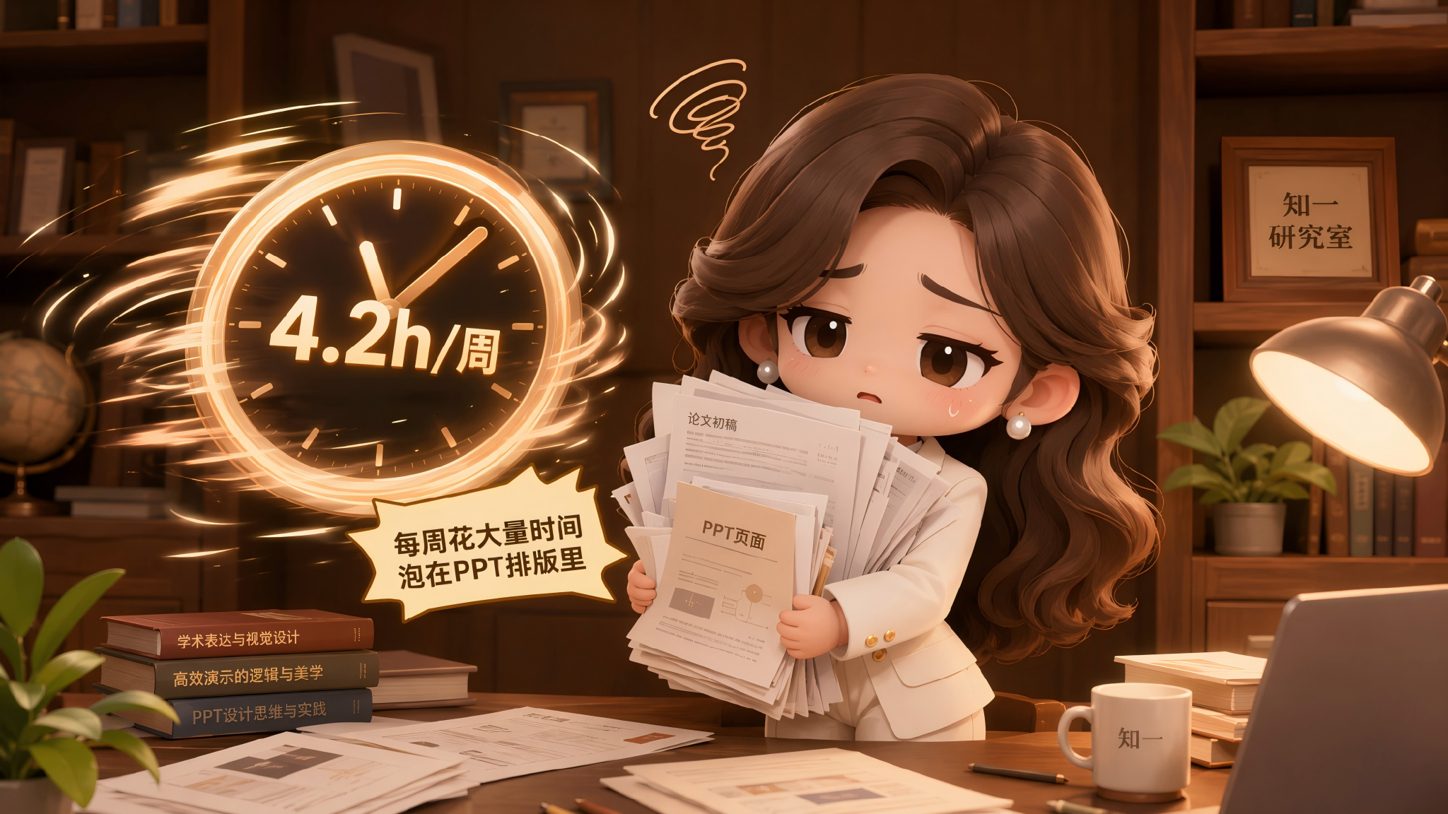 科研人员每周花4.2小时做PPT，AI能把它压缩到10分钟
