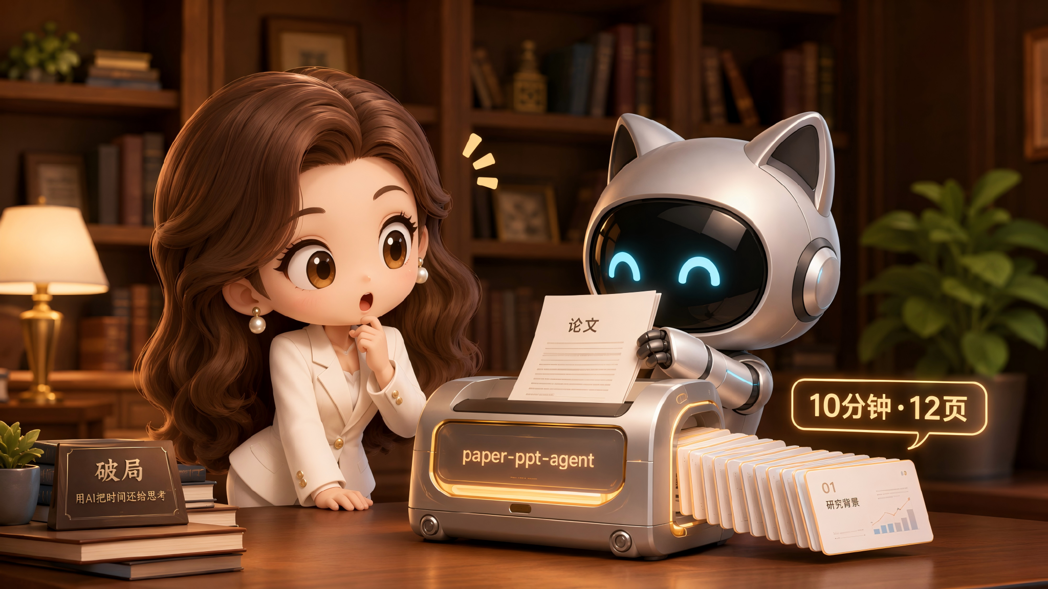 破局：paper-ppt-agent 10 分钟 12 页