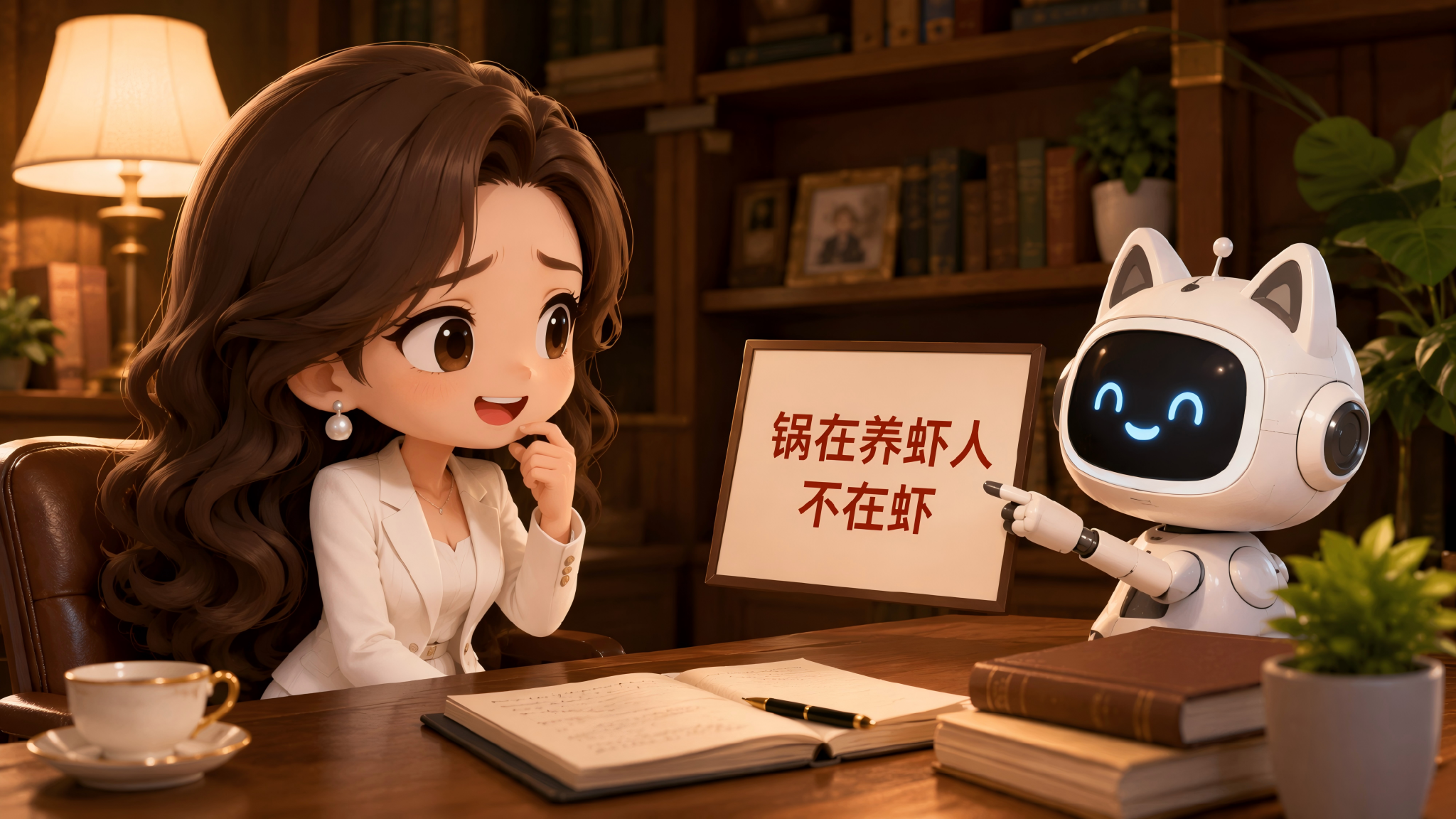 锅在养虾人